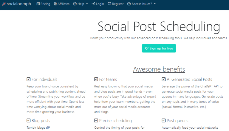 SocialOomph Review 2024