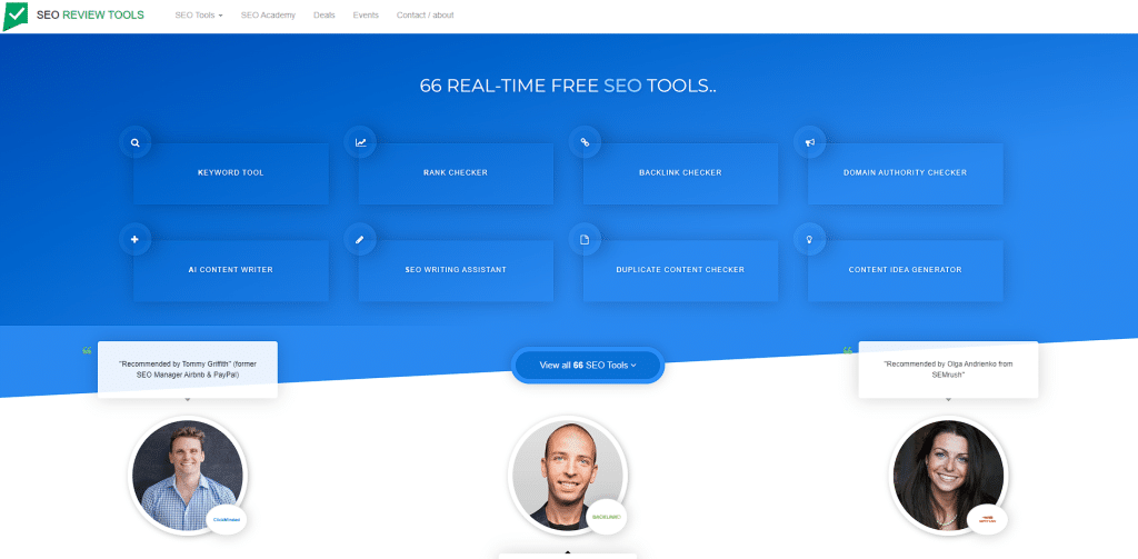 The Best 30 Free SEO Tools!